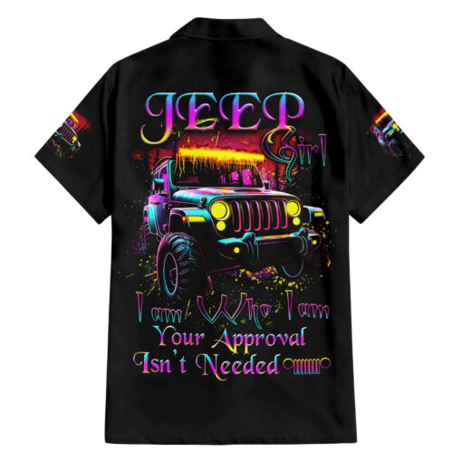 Chemise hawaïenne Jeep lumineuse "Je suis moi-même"