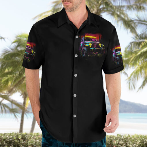 Chemise hawaïenne Jeep lumineuse "Je suis moi-même" – Image 3