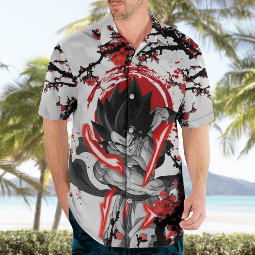 Chemise hawaïenne Gogeta Dragon Ball style japonais – Image 3