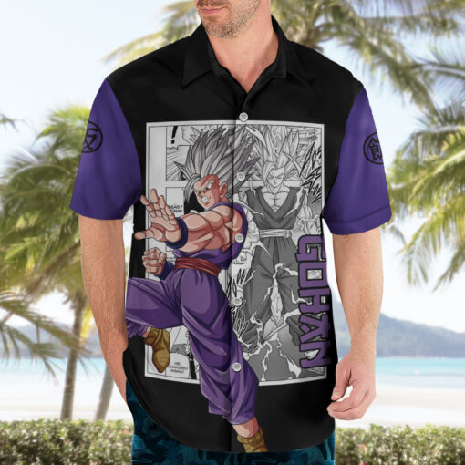 Chemise hawaïenne Gohan Beast Dragon Ball motif manga – Image 3
