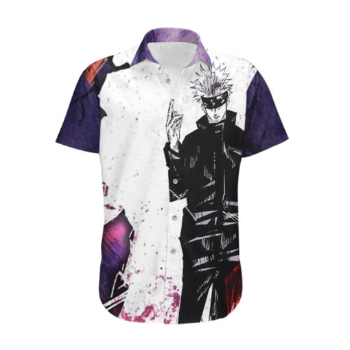 Chemise hawaïenne Gojo Satoru Jujutsu Kaisen ombre Void Infini – Image 2