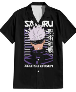 Chemise hawaïenne Gojo Satoru Jujutsu Kaisen