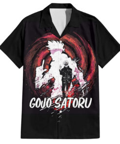 Chemise hawaïenne Gojo Satoru Jujutsu Kaisen galaxie