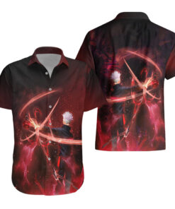 Chemise hawaïenne Gojo Satoru Jujutsu Kaisen Void Infini