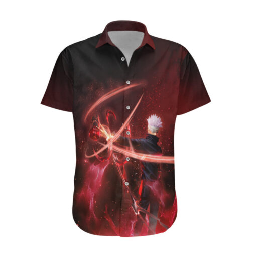 Chemise hawaïenne Gojo Satoru Jujutsu Kaisen Void Infini – Image 2