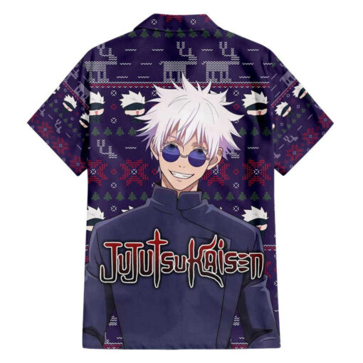 Chemise hawaïenne Gojo Satoru Jujutsu Kaisen Noël – Image 2