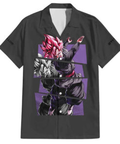 Chemise hawaïenne Goku Black Rose Dragon Ball