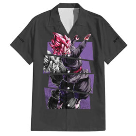 Chemise hawaïenne Goku Black Rose Dragon Ball