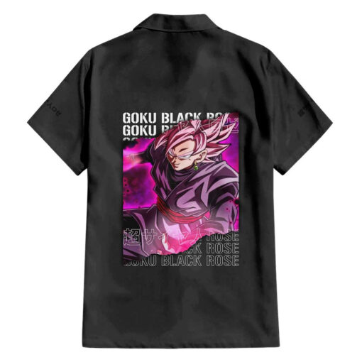 Chemise hawaïenne Goku Black Rose Dragon Ball – Image 2