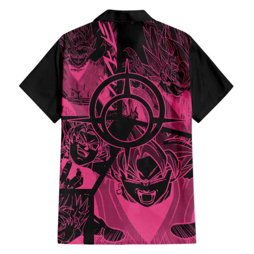 Chemise hawaïenne Goku Black Rose Dragon Ball motif manga – Image 2