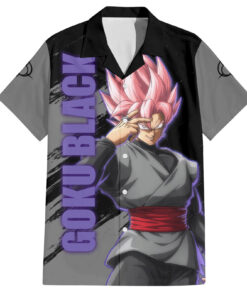 Chemise hawaïenne Goku Black Rose