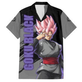 Chemise hawaïenne Goku Black Rose
