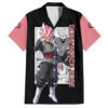 Chemise hawaïenne Goku Black Rose Dragon Ball motif manga