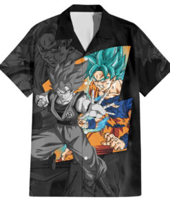 Chemise hawaïenne Goku Blue Dragon Ball