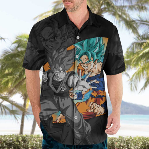 Chemise hawaïenne Goku Blue Dragon Ball – Image 3