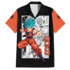 Chemise hawaïenne Goku Blue Dragon Ball motif manga