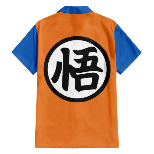 Chemise hawaïenne symbole Kanji Goku Dragon Ball – Image 2