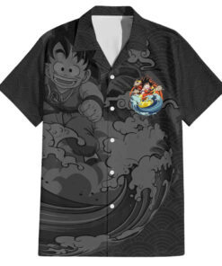 Chemise hawaïenne Goku enfant Dragon Ball