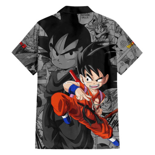 Chemise hawaïenne Goku enfant Dragon Ball Manga – Image 2