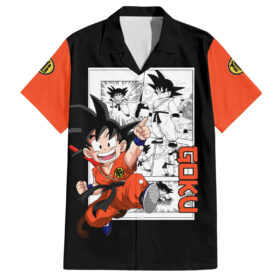 Chemise hawaïenne Goku enfant Dragon Ball