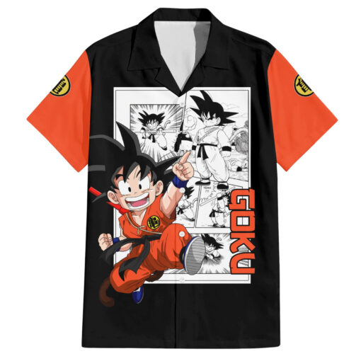 Chemise hawaïenne Goku enfant Dragon Ball