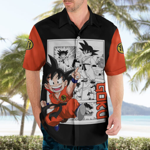 Chemise hawaïenne Goku enfant Dragon Ball – Image 3