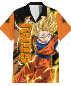 Chemise hawaïenne Goku Super Saiyan Dragon Ball