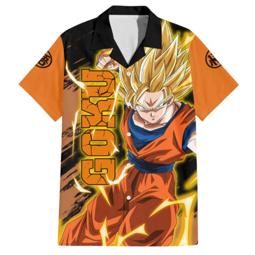 Chemise hawaïenne Goku Super Saiyan Dragon Ball