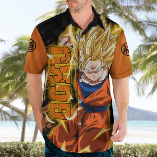 Chemise hawaïenne Goku Super Saiyan Dragon Ball – Image 3