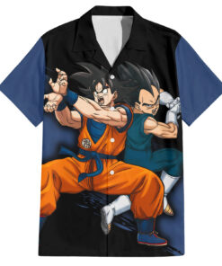 Chemise hawaïenne Goku & Vegeta Super