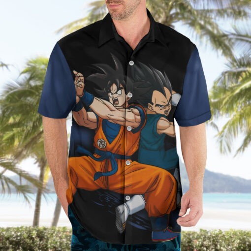 Chemise hawaïenne Goku & Vegeta Super – Image 3