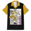 Chemise hawaïenne Freezer doré Dragon Ball