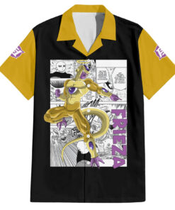Chemise hawaïenne Freezer doré Dragon Ball