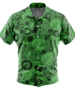Chemise hawaïenne Pokémon Plante