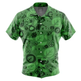 Chemise hawaïenne Pokémon Plante