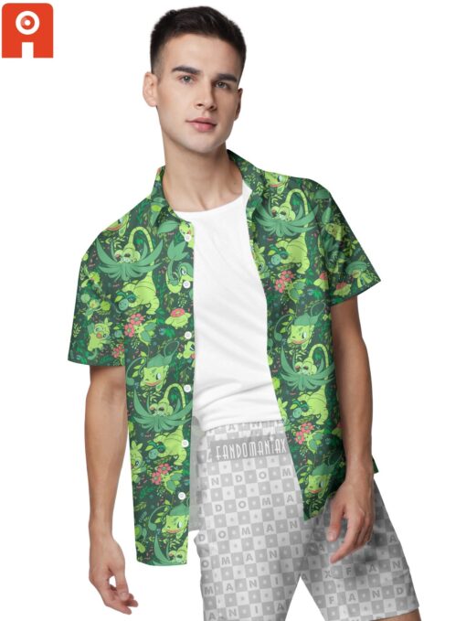 Chemise hawaïenne Aloha style Plante – Image 3