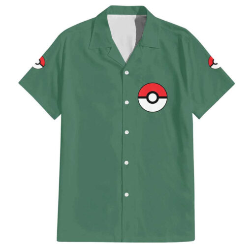 Chemise hawaïenne Pokémon type Plante