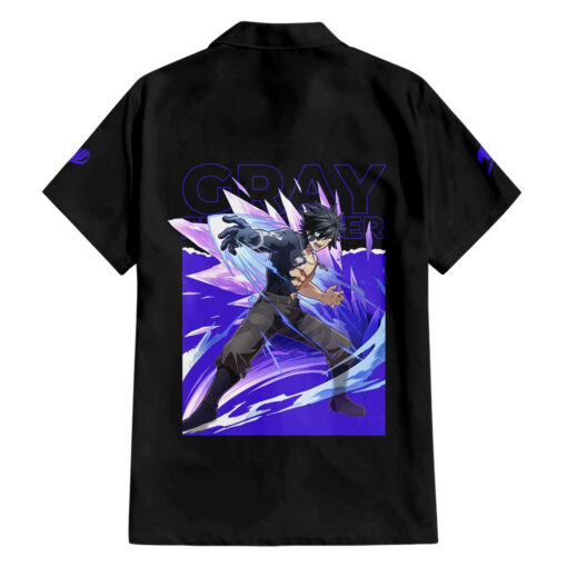 Chemise hawaïenne Gray Fullbuster Fairy Tail – Image 2