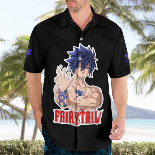 Chemise hawaïenne Gray Fullbuster Fairy Tail – Image 3