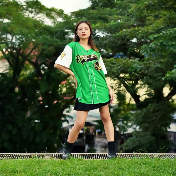 Maillot de baseball Dragonzords Vert Power Rangers – Image 6