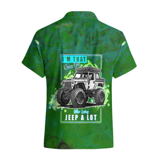 Chemise hawaïenne Jeep verte fanatique – Image 2