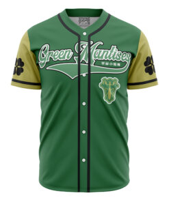 Maillot de baseball Mantes Vertes Black Clover