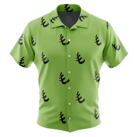 Chemise hawaïenne Motif Vert Saitama One Punch Man