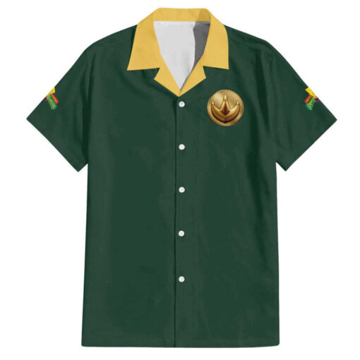 Chemise hawaïenne Ranger Vert Power Rangers