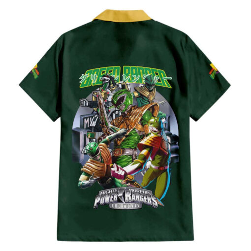 Chemise hawaïenne Ranger Vert Power Rangers – Image 2