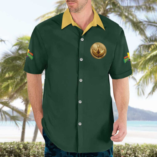 Chemise hawaïenne Ranger Vert Power Rangers – Image 3