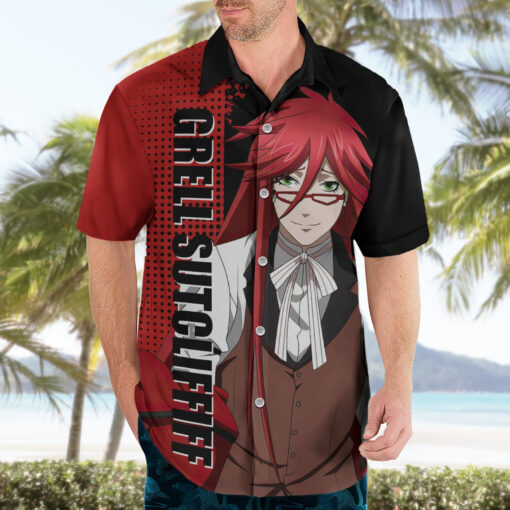 Chemise hawaïenne Grell Sutcliff Black Butler – Image 2