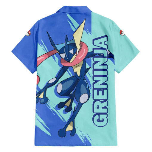 Chemise hawaïenne Greninja Pokémon Anime – Image 2