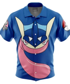 Chemise hawaïenne Visage Amphinobi Pokémon