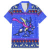 Chemise hawaïenne Greninja Pokémon Noël pixel